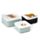 Set of 3 Lunch Box M/L/XL Jan Pashley Highland Coo Cow