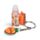 Foodiemals Peach Lip Oil Stick with Charm Keyring