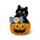 Spooky Lip Balm in a Pumpkin Cat Shaped Holder