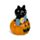 Spooky Lip Balm in a Pumpkin Cat Shaped Holder