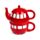 London Icons Red Routemaster Bus Ceramic Teapot & Cup Set for 1