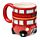 London Icons Red Routemaster Bus Ceramic Shaped Mug