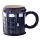 Round Police Box Ceramic Shaped Mug