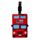 London Icons Red Routemaster Bus PVC Luggage Tag