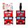 London Icons Red Routemaster Bus PVC Luggage Tag