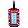 London Souvenir Union Jack Red Telephone Box PVC Luggage Tag