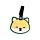 Adoramals Shuggs the Shiba Inu PVC Luggage Tag