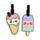 Foodiemals Ice Cream & Ice Lolly PVC Luggage Tag Set of 2