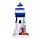 3D Printed Souvenir Seaside Magnet Blue Nautical Lighthouse