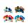 Souvenir Seaside Magnet Crab Shaped with Seashells & Dolphins