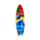 3D Printed Souvenir Seaside Magnet Surfboard Shaped with Tropical Sealife Sunsets