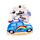 Souvenir Seaside Magnet Beach Car Shaped with Signs