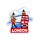 King, Tower Bridge & Red Bus London Souvenir PVC Magnet