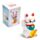 Maneki Neko Lucky Cat White Ceramic Money Box