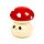 Cute Mushroom/Toadstool Ceramic Money Box