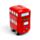 London Icons Red Routemaster Bus Ceramic Money Box