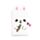Adoramals Frances the Rabbit Plush Lockable Notebook with Padlock & Key