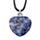 Healing Stone Gemstone Heart Shaped Pendant Necklace