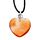 Healing Stone Gemstone Heart Shaped Pendant Necklace