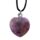 Healing Stone Gemstone Heart Shaped Pendant Necklace