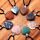 Healing Stone Gemstone Heart Shaped Pendant Necklace