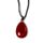 Healing Stone Gemstone Teardrop Shaped Pendant Necklace