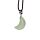 Healing Stone Gemstone Moon Shaped Mini Pendant