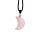 Healing Stone Gemstone Moon Shaped Mini Pendant