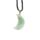 Healing Stone Gemstone Moon Shaped Pendant Necklace