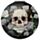 Skulls and Roses Compact Mirror
