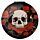 Skulls and Roses Compact Mirror