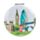 London Icons/London Tour Compact Mirror