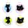 Lucky the Black Cat Compact Mirror