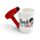 Hair Drier with Slogan Ceramic Shaped Handle Mug