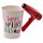 Hair Drier with Slogan Ceramic Shaped Handle Mug