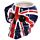 UK Flag Skull Head Ceramic Shaped Mug