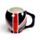 UK Flag Skull Head Ceramic Shaped Mug