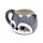 Adoramals Raccoon Head Ceramic Shaped Mug