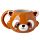 Adoramals Red Panda Head Ceramic Shaped Mug
