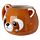 Adoramals Red Panda Head Ceramic Shaped Mug