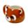 Adoramals Red Panda Head Ceramic Shaped Mug