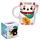 White Maneki Neko Lucky Cat Ceramic Shaped Mug
