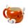 Highland Coo Cow Head Ceramic Shaped Mug