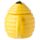 Beehive Shaped Ceramic Mug with Lid