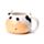 Black and White Cow Head Ceramic Shaped Mug