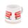 London Souvenir Red Bus Tapered Stoneware Mug
