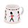 London Souvenir Guardsman Tapered Stoneware Mug