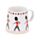 London Souvenir Guardsman Tapered Stoneware Mug