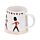 London Souvenir Guardsman Tapered Stoneware Mug