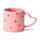 Amore Heart Porcelain Shaped Handle Mug